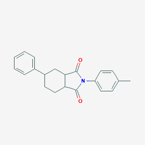 molecular formula C21H21NO2 B338578 2-(4-methylphenyl)-5-phenylhexahydro-1H-isoindole-1,3(2H)-dione 