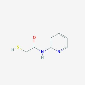 molecular formula C7H8N2OS B3385780 N-(pyridin-2-yl)-2-sulfanylacetamide CAS No. 66278-86-2
