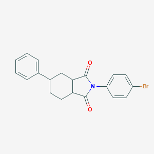 molecular formula C20H18BrNO2 B338579 2-(4-bromophenyl)-5-phenylhexahydro-1H-isoindole-1,3(2H)-dione 