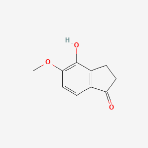 molecular formula C10H10O3 B3385793 4-Hydroxy-5-methoxy-1-indanone CAS No. 66487-71-6