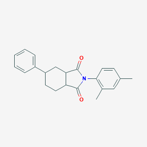 molecular formula C22H23NO2 B338580 2-(2,4-dimethylphenyl)-5-phenylhexahydro-1H-isoindole-1,3(2H)-dione 