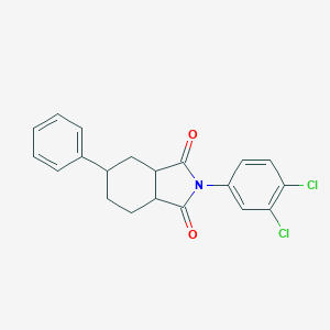 molecular formula C20H17Cl2NO2 B338581 2-(3,4-dichlorophenyl)-5-phenylhexahydro-1H-isoindole-1,3(2H)-dione 