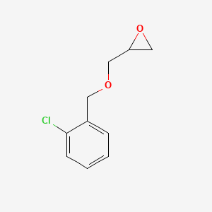 molecular formula C10H11ClO2 B3385843 2-{[(2-Chlorophenyl)methoxy]methyl}oxirane CAS No. 66931-56-4