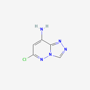 6-Chloro[1,2,4]triazolo[4,3-b]pyridazin-8-amine