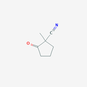 molecular formula C7H9NO B3385847 1-Methyl-2-oxocyclopentane-1-carbonitrile CAS No. 66984-18-7