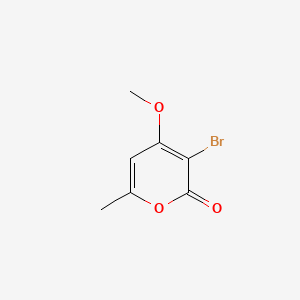 molecular formula C7H7BrO3 B3385853 2H-Pyran-2-one, 3-bromo-4-methoxy-6-methyl- CAS No. 670-35-9