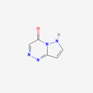 molecular formula C5H4N4O B3385864 Pyrazolo[3,2-C][1,2,4]triazin-4-OL CAS No. 6726-65-4