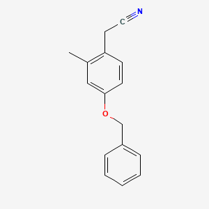 2-[4-(Benzyloxy)-2-methylphenyl]acetonitrile