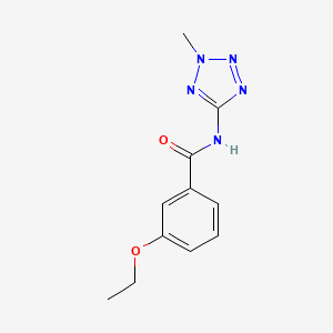 molecular formula C11H13N5O2 B3385876 3-ethoxy-N-(2-methyltetrazol-5-yl)benzamide CAS No. 673453-78-6