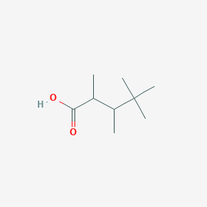 molecular formula C9H18O2 B3385924 2,3,4,4-四甲基戊酸 CAS No. 67731-84-4