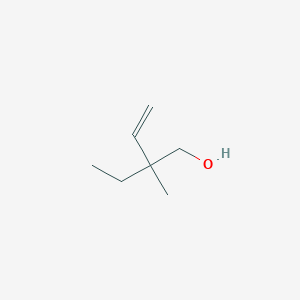 molecular formula C7H14O B3385937 2-Ethyl-2-methylbut-3-en-1-ol CAS No. 678144-86-0