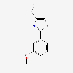 4-(Chloromethyl)-2-(3-methoxyphenyl)-1,3-oxazole
