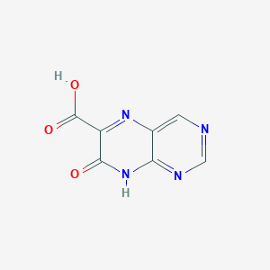 molecular formula C7H4N4O3 B3385953 7-羟基蝶啶-6-羧酸 CAS No. 68165-29-7