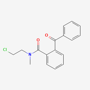 molecular formula C17H16ClNO2 B3386088 2-Benzoyl-N-(2-chloroethyl)-N-methylbenzamide CAS No. 69984-25-4