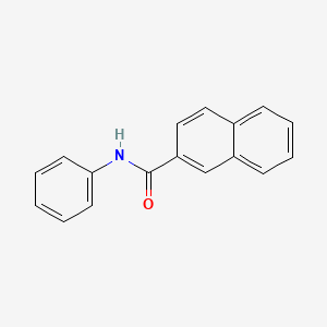 molecular formula C17H13NO B3386095 N-phenylnaphthalene-2-carboxamide CAS No. 70021-83-9