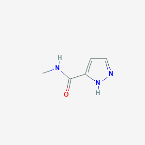 molecular formula C5H7N3O B3386112 n-甲基-1h-吡唑-3-甲酰胺 CAS No. 701214-21-3