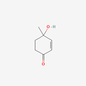 molecular formula C7H10O2 B3386114 4-羟基-4-甲基环己-2-烯-1-酮 CAS No. 70150-56-0