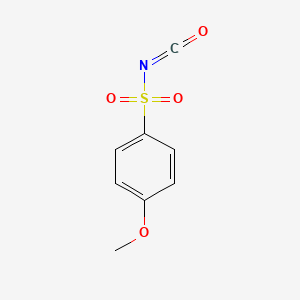 molecular formula C8H7NO4S B3386116 4-Methoxybenzene-1-sulfonyl isocyanate CAS No. 7018-76-0
