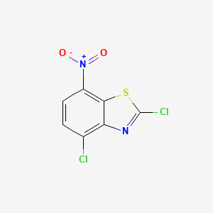 molecular formula C7H2Cl2N2O2S B3386140 2,4-Dichloro-7-nitrobenzothiazole CAS No. 70200-91-8