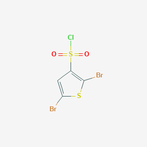 molecular formula C4HBr2ClO2S2 B3386161 2,5-dibromothiophene-3-sulfonyl Chloride CAS No. 70374-40-2