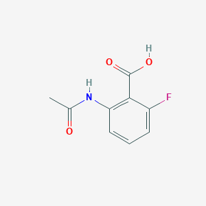 molecular formula C9H8FNO3 B3386163 2-Acetamido-6-fluorobenzoic acid CAS No. 70413-91-1