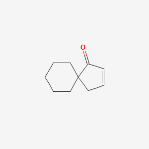 molecular formula C10H14O B3386173 Spiro[4.5]dec-2-en-1-one CAS No. 70640-06-1