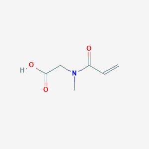 molecular formula C6H9NO3 B3386227 2-(N-methylprop-2-enamido)acetic acid CAS No. 71325-63-8