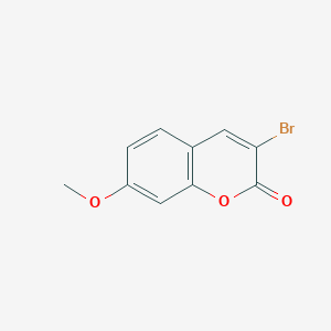 molecular formula C10H7BrO3 B3386265 2H-1-Benzopyran-2-one, 3-bromo-7-methoxy- CAS No. 72167-80-7