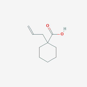 molecular formula C10H16O2 B3386282 1-(Prop-2-en-1-yl)cyclohexane-1-carboxylic acid CAS No. 72335-50-3
