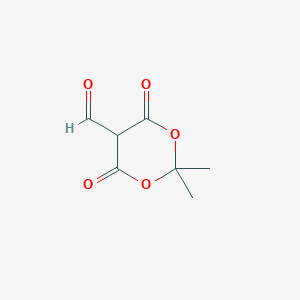 molecular formula C7H8O5 B3386358 2,2-Dimethyl-4,6-dioxo-1,3-dioxane-5-carbaldehyde CAS No. 72793-38-5