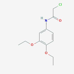 molecular formula C12H16ClNO3 B3386366 2-chloro-N-(3,4-diethoxyphenyl)acetamide CAS No. 727982-71-0