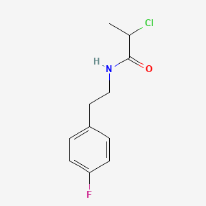 2-chloro-N-[2-(4-fluorophenyl)ethyl]propanamide