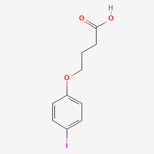 molecular formula C10H11IO3 B3386478 4-(4-碘苯氧基)丁酸 CAS No. 731847-94-2
