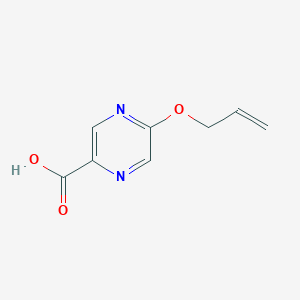 molecular formula C8H8N2O3 B3386524 5-(Allyloxy)-2-pyrazinecarboxylic acid CAS No. 734532-95-7