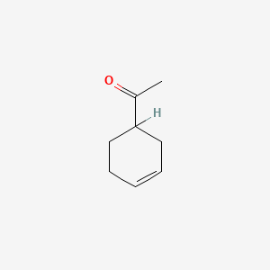 molecular formula C8H12O B3386530 4-Acetylcyclohexene CAS No. 7353-76-6