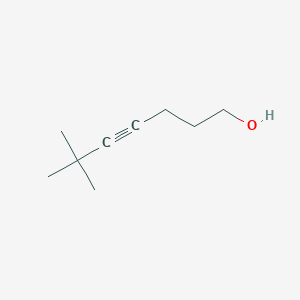 6,6-Dimethyl-4-heptyn-1-ol