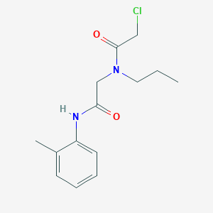 2-chloro-N-{[(2-methylphenyl)carbamoyl]methyl}-N-propylacetamide