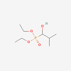 molecular formula C8H19O4P B3386597 (1-Hydroxy-2-methylpropyl)phosphonic acid diethyl ester CAS No. 74038-47-4