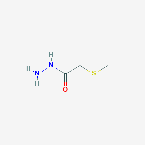 molecular formula C3H8N2OS B3386606 2-(Methylsulfanyl)acetohydrazide CAS No. 74085-88-4