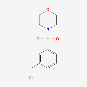 4-[3-(Chloromethyl)benzenesulfonyl]morpholine