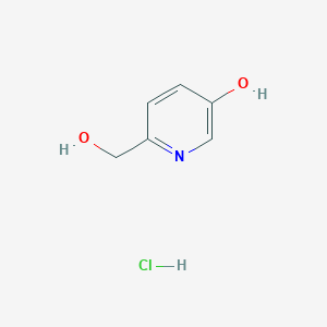 molecular formula C6H8ClNO2 B3386638 5-Hydroxy-2-pyridinemethanol hydrochloride CAS No. 74386-51-9