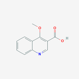 molecular formula C11H9NO3 B3386669 4-Methoxyquinoline-3-carboxylic acid CAS No. 74557-74-7