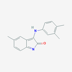 molecular formula C17H16N2O B338667 3-(3,4-dimethylanilino)-5-methylindol-2-one 