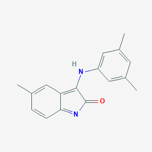 molecular formula C17H16N2O B338668 3-(3,5-dimethylanilino)-5-methylindol-2-one 