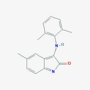 molecular formula C17H16N2O B338669 3-(2,6-dimethylanilino)-5-methylindol-2-one 