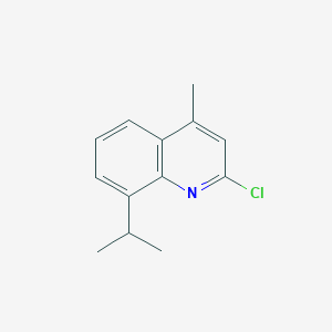 molecular formula C13H14ClN B3386703 2-Chloro-4-methyl-8-(propan-2-yl)quinoline CAS No. 749906-83-0