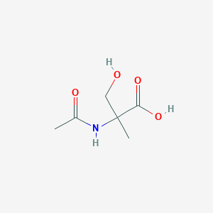 molecular formula C6H11NO4 B3386751 2-Acetamido-3-hydroxy-2-methylpropanoic acid CAS No. 7508-94-3