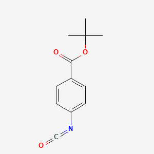 molecular formula C12H13NO3 B3386760 Tert-butyl 4-isocyanatobenzoate CAS No. 75294-50-7