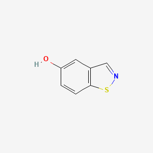 molecular formula C7H5NOS B3386769 Benzo[d]isothiazol-5-ol CAS No. 75608-07-0