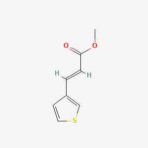 molecular formula C8H8O2S B3386776 3-Thiophen-3-yl-acrylic acid methyl ester CAS No. 75754-85-7